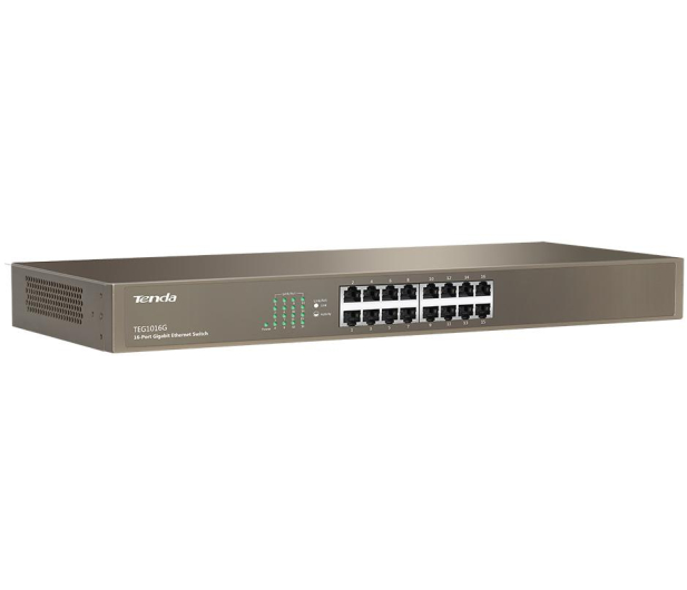 Tenda TEG1016G 16 portów Gigabit Ethernet stalowa obudowa - 1375600 - zdjęcie